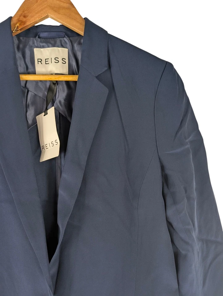 Reiss Parlo Rever Jacket Blazer Single Button Midnight/Navy Size L - Image 3 of 4