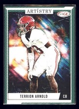 2024 SAGE Artistry #55 Terrion Arnold Silver