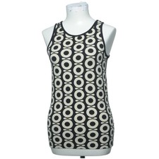 Katvig, Tank­top, Größe: L, Schwarz/Beige, Baumwolle/Elasthan, Sonstiges #ghs