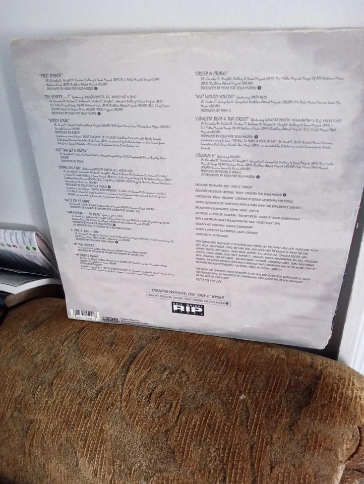 Eazy-E - Str8 Off Tha Streetz Of Muthaphukkin Compton  (1996) Ruthless Vinyl Lp Foto 2 de 4