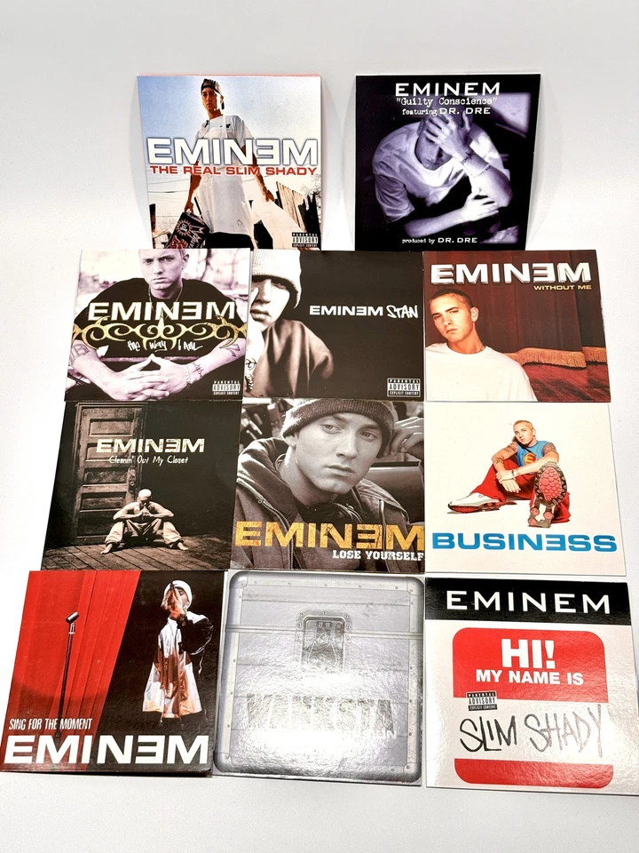 EMINEM THE SINGLES 10+1 CD BOX SET Rare Ltd Ed Hip Hop Collection - Image 4 of 4