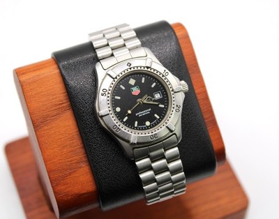 Tag Heuer professional 200M Uhr Damen Armbanduhr silber schwarz SMALL