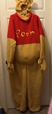 Vintage Disney Store Winnie the Pooh Adult Size XL Costume Cosplay Heavy Plush