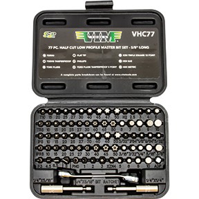 77 PC. Half Cut Set, Torx VHC77 VIM TOOLS Metal 92308283773 Sockets, Ratchets &