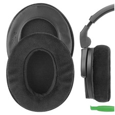 Geekria Velour Ear Pads for Sennheiser HD280 PRO Headphones Black 