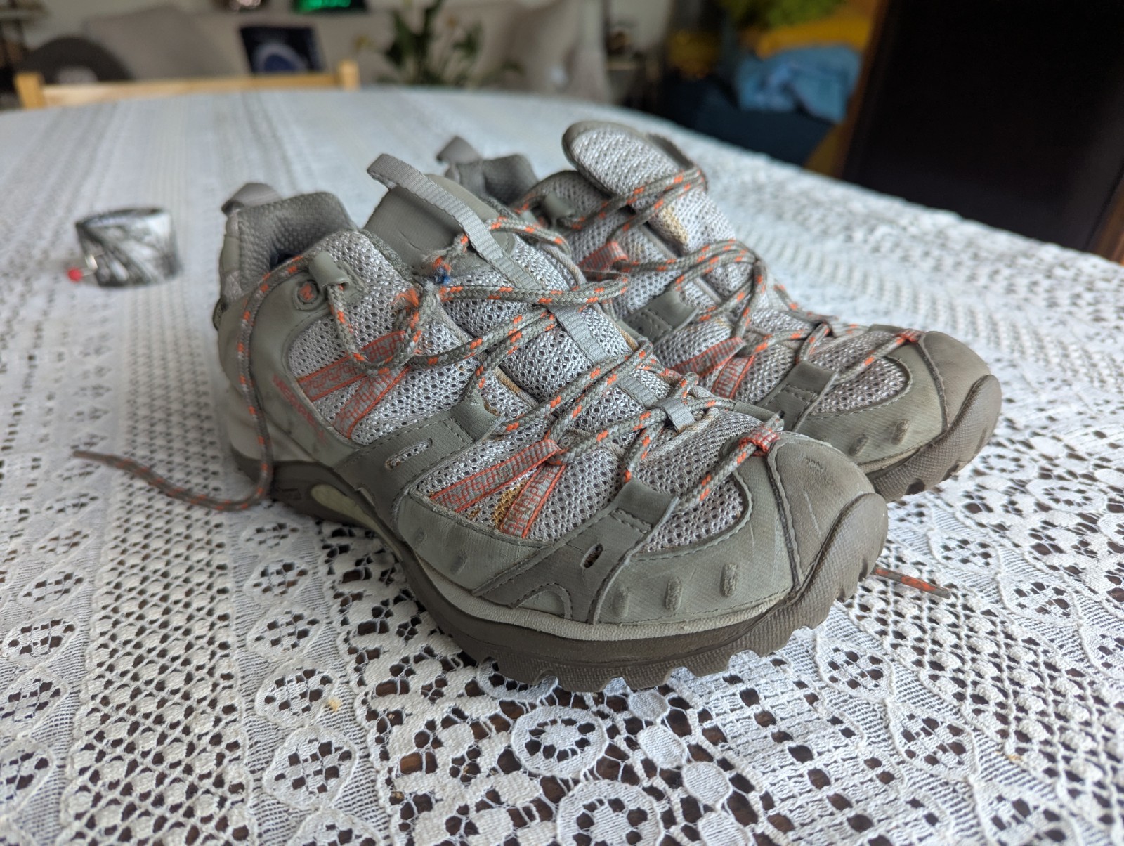 SAOLA Merrell Sirena Sport Escursionismo Passeggio Vibram Suole Brindle Corallo Donna 7