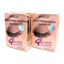 2PACK! PROSA  4 en 1 PARA ALARGAR  TUS PESTAÑAS 0.5fl Oz, Oil For Eyelash growth