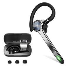 Wireless Bluetooth Headphones with 500mAh Case - Hands-Free for iOS  Android