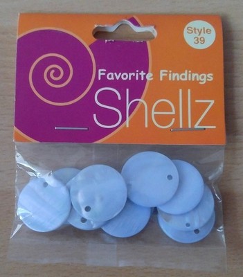 Pailletten Shellz Nr.39 / Pailetten Knöpfe Perlen Aufnähen Basteln Verzieren