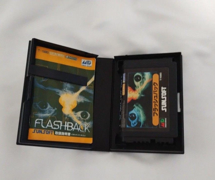 Flashback SEGA Mega Drive MD SUNSOFT CIB Boxed Manual Untested JPN - Image 3 of 4