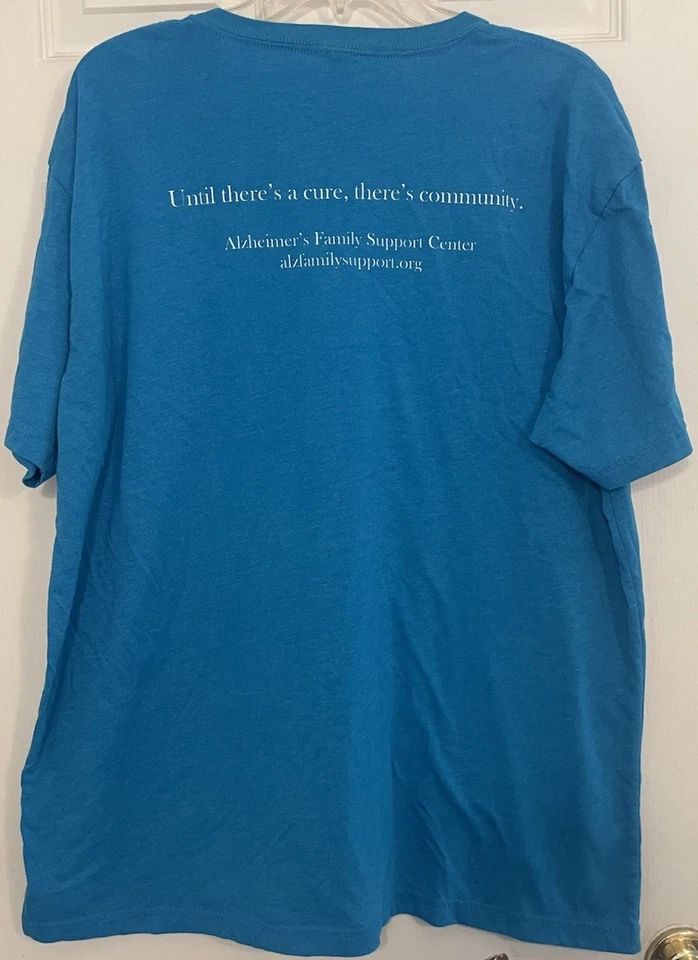 We Are All Just Walking Each Other Home XXL T-Shirt Alzheimer’s Family Support - Image 3 of 4