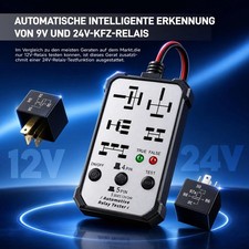 12v 24v Automotive Relay Tester Short Circuit Detector Diagnostic Tool