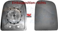 VAN Wezel 2815868 Spiegelglas FüR AußEnspiegel Rechts FüR Iveco