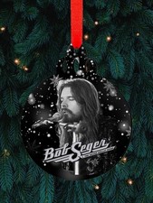 Bob Seger Christmas Ornament Unique Gift Fan Merch Collectible Music Legend