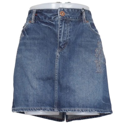 American Eagle, Jeansrock, Größe: 40, Blau, Baumwolle, Print, Denim, Damen #jgH