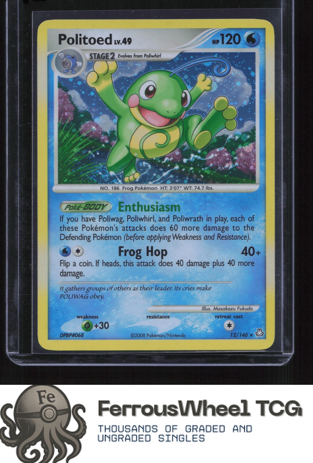Politoed 12/146 - Legends Awakened - (NM-/LP+)