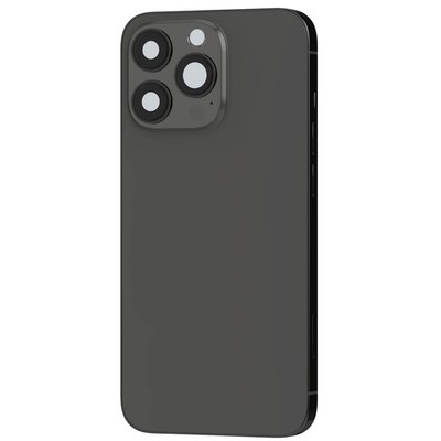 Clappio Rahmen + Akkudeckel für iPhone 13 Pro Max Heckscheibe, dunkelgrau