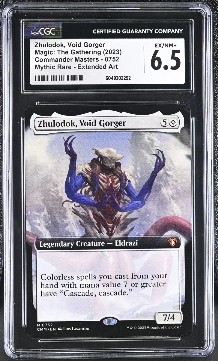 MTG ウロボロイド 3枚セット ZHULODOK, VOID GORGER Commander Masters Extended Art Mythic CGC