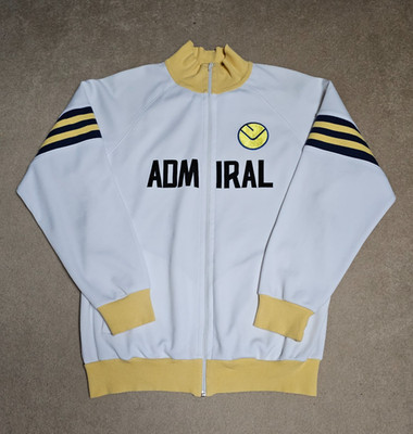 Leeds United Score Draw 1978/1979 Retro Admiral Track Top Jacket - Large