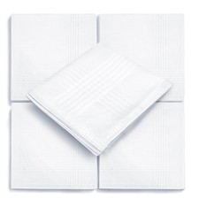 5 Pack Handkerchiefs for men, 100 Soft Cotton 16x16 Inch Men's Handkerchiefs...