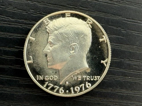 1976 S Kennedy Half Dollar 50c PROOF SILVER Coin - ME5129