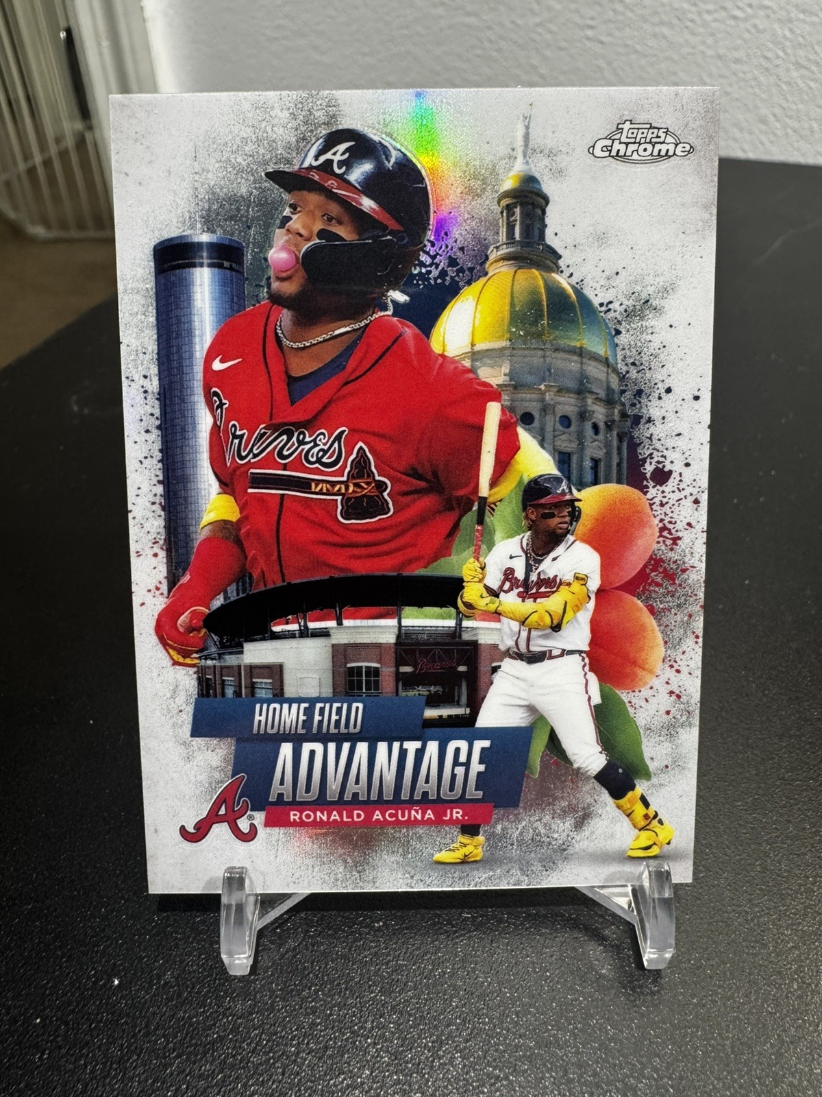2025 Topps Chrome Ronald Acuna Jr. Home Field Advantage #HA-2 Braves