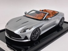 1/18 MotorHelix Model of the Aston Martin DB12 Volante  in Lightning Silver