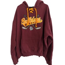 UMD Bulldogs Hockey Heavy-Duty Hoodie Sweatshirt Size XXL