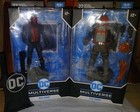 DC MULTIVERSE MCFARLANE, RED HOOD LOT ,3 JOKERS AND ARKHAM 2 FIGURE LOT