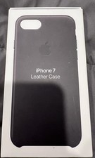 Genuine Apple Leather Case for iPhone 7 - Black - OEM - Genuine Apple
