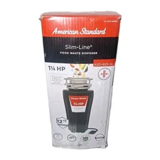 American Standard Slim Line 1.25HP Food Waste Disposer ASD-825-SL (Black)