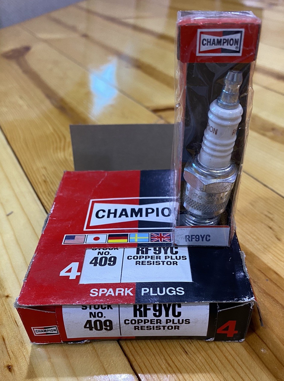 Spark Plug-Copper Plus Champion Spark Plug 409 RF9YC 4 Pack