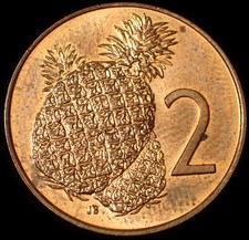 Cook Islands 2 Cents 1983 Elizabeth II Coin WCA B753