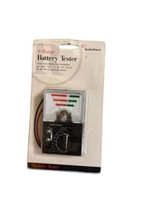RadioShack 9-Range Analog Battery Tester Portable Battery Tester New Sealed
