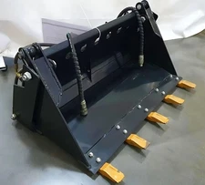 AGT 43" 4-in-1 Combination Hydraulic Bucket Fits Mini Skid Steer Loader