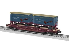 Lionel 2026672 O The Polar Express™ 50' Flatcar with 20' Trailers #122520