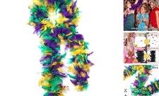 Feather Boas - 35g 2 Yards Boas Feathers forParty, 35 g Mardi Gras
