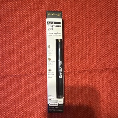 The Creme Shop 3-in-1 Chroma Gel Crème Eyeliner Matte Black Smudge-Proof 0.01