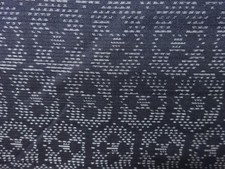 7346195: JAPANESE KIMONO / ANTIQUE KIMONO / DORO OSHIMA TSUMUGI / WOVEN KIKKO PA