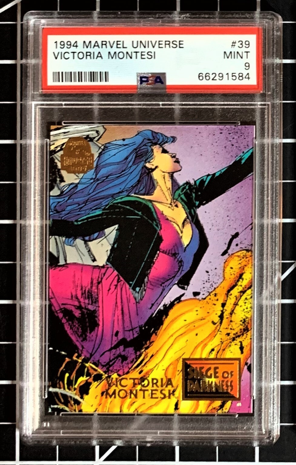1994 Marvel Universe 39 Victoria Montesi PSA 9 MINT HIGHEST