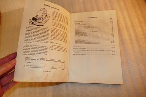 John Deere serie RG Coltivatori a file manuale utente OM-N97720 52 pagine - Foto 2 di 5
