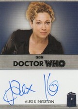 Doctor Who Series 5-7: Alex Kingston as River Song Bordered Autograph Card