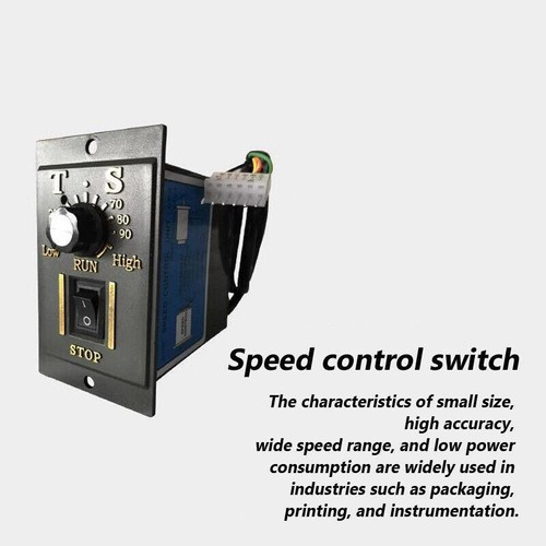 220V 110V 200W AC Motor Optical Axis Deceleration Geared With Speed Controller - Picture 4 of 8