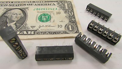 5 Weco 6-Position Wire to Board Terminal Blocks 950-DS/06 5MM .197'' 20871056 NOS