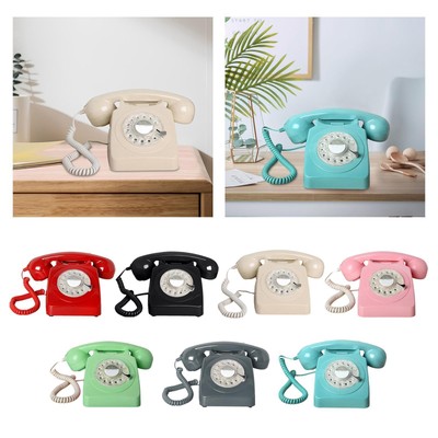 Vintage Telefon mit Wählscheibe altmodisch alten Stil Retro Festnetztelefon
