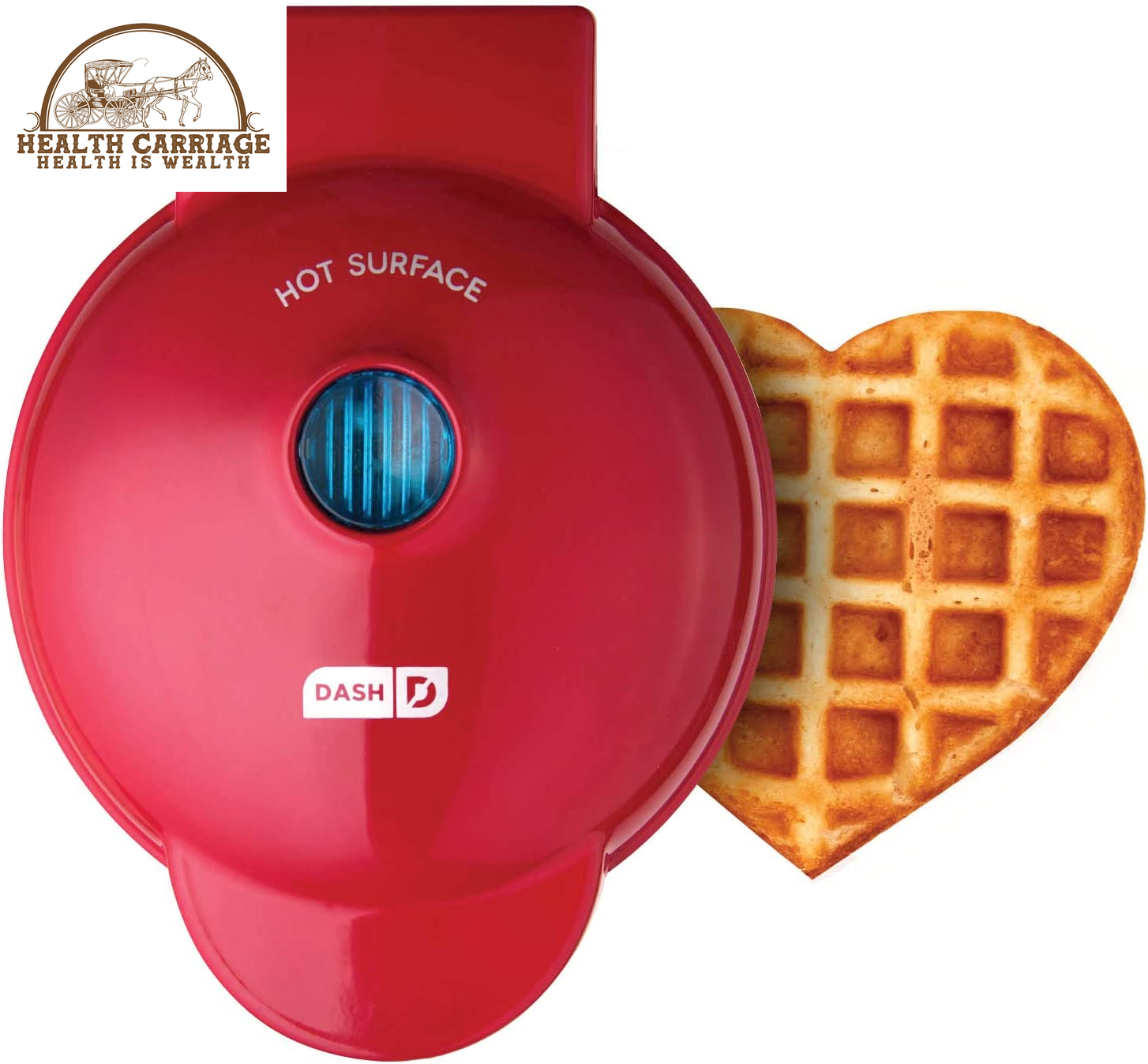 Compact Mini Waffle Maker for Waffles, Paninis, Hash Browns, and More On-The-Go-image