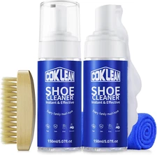 Cleaner Kit Shoe Sneaker for Leather White For Shoes with Tennis Foam Cleaning