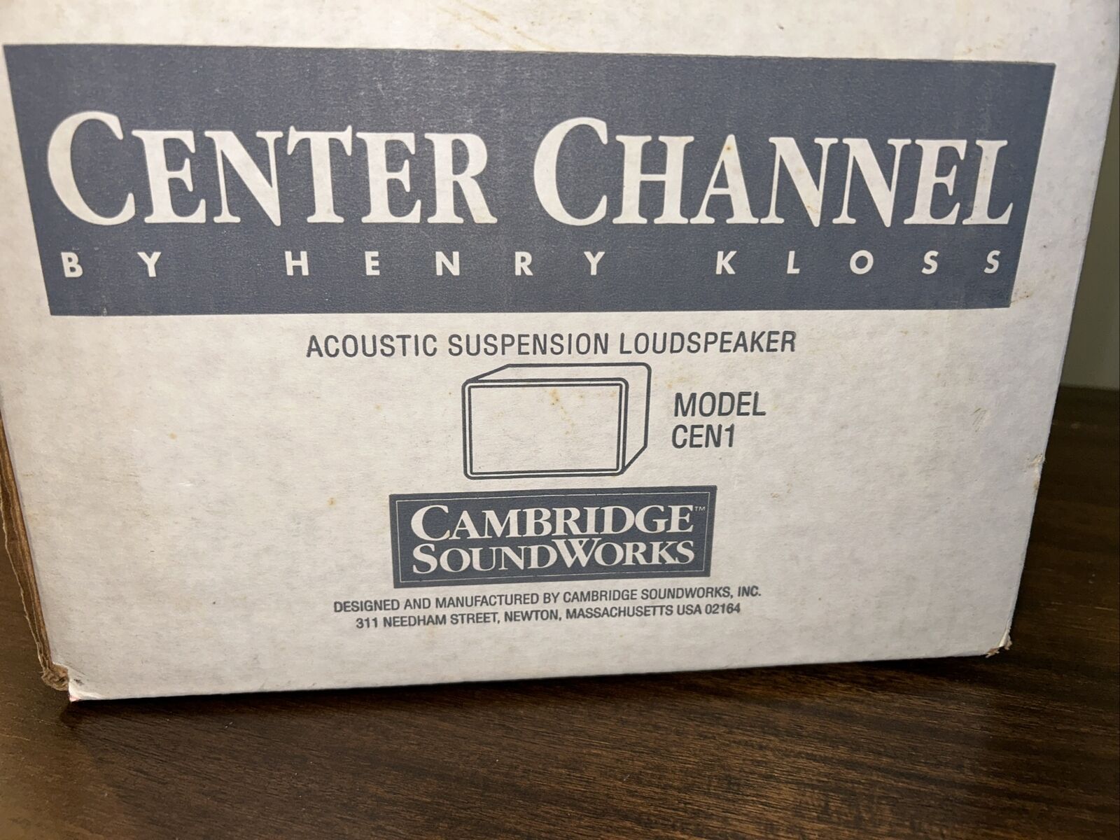 Cambridge Soundworks CenterStage By Henry Kloss Center Channel . Model CEN1