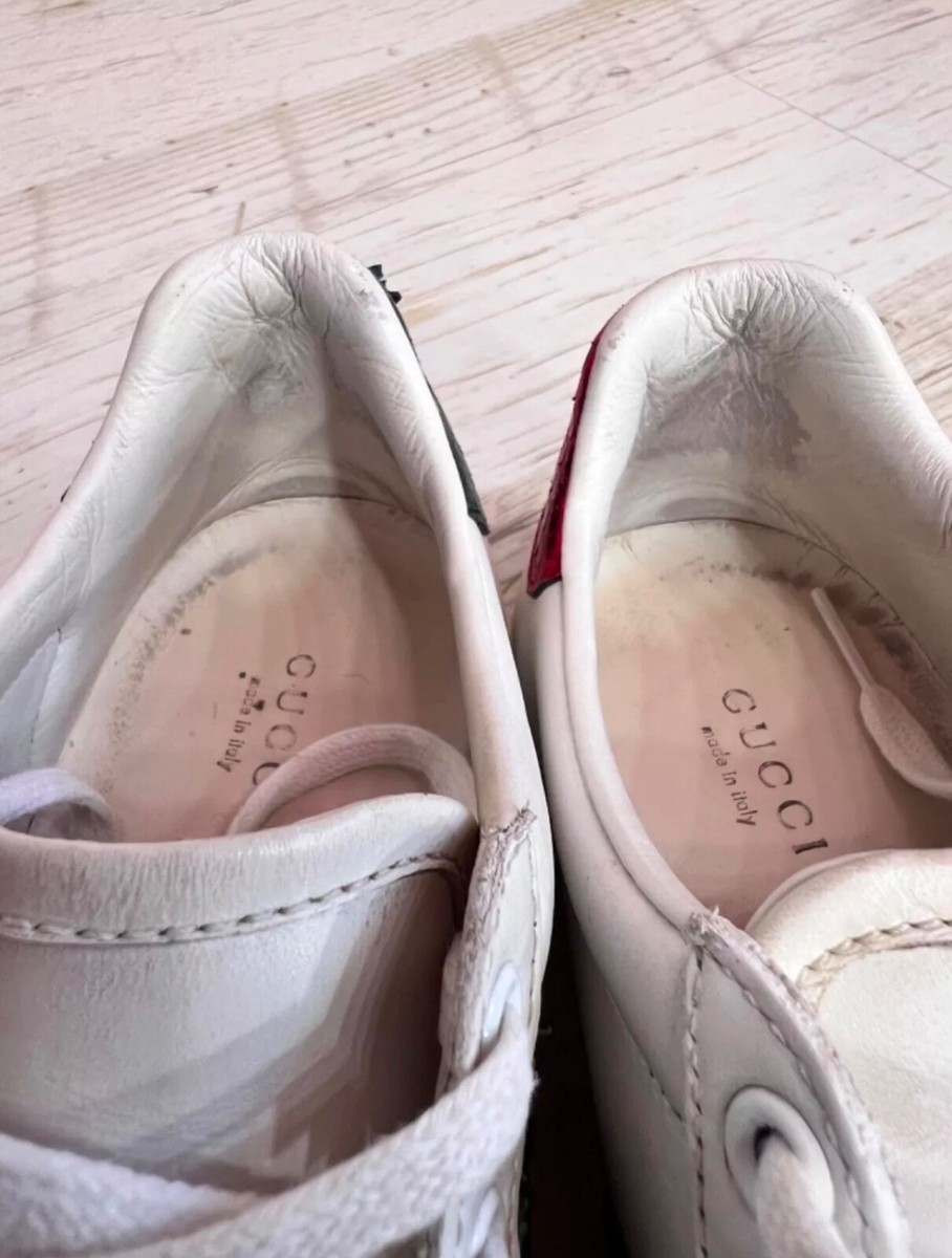 【新品未使用】GUCCI ACE ウィメンズスニーカー37 Gucci Ace Embroidered Loved Low Top Sneakers 505328 Size 37 | eBay