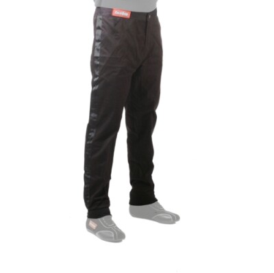 Racequip 1970093 SFI-1 Single Layer Driving Pants Black Kids Medium